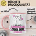 Zoologe Geschenk Tasse So Gut Kann Nur Ein Zoologe Aussehen Geschenkidee Kaffee-Becher Rosa Trendation