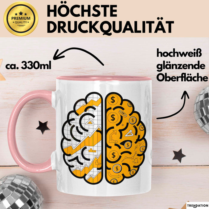 Ökonom Tasse Geschenk Lustige Geschenkidee Spruch Für Daten Denker Rosa Trendation