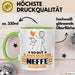 Neffe Geschenk Tasse So Gut Kann Nur Ein Neffe Aussehen Geschenkidee Kaffee-Becher Grün Trendation