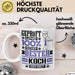 Koch Geschenk Lustiger Spruch für Koch Geschenkidee Bester Koch Der Welt Weiß Trendation
