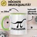 Pinosaurier Pi + Dinosaurier Tasse Geschenk Lustiger Mathe Becher Grün Trendation