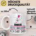 Geschenk für Gleitschirmfliegerin Tasse Lustige Geschenkidee Geburtstag Ich Bin Gleitschirmfliegerin Ich Darf Das Weiß Trendation