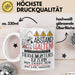 Tierheimunterstützerin Tasse Geschenk Lustig Abstand Halten Hochleistungs-Tierheimunterstützerin Mit Drang Zur Perfektion Bei Der Arbeit Weiß Trendation