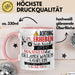 Geländewagenfahrerin Tasse Geschenk Lustiger Spruch Bitte Erheben Sie Sich Seine Majestät Die Geländewagenfahrerin Betritt Den Raum Rosa Trendation