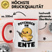 Quietscheente Tier Tasse Geschenk Lustige Geschenkidee Spruch Psychisch Am Ente Rot Trendation