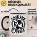 Wal Tier Tasse Geschenk Lustige Geschenkidee Spruch Rettet die Orcas Schwarz Trendation