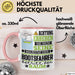 Bootsfahrer Geschenk Tasse Lustiger Spruch Erheben Sie Sich Der Bootsfahrer Betritt den Raum Rosa Trendation