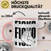 Italiener Geschenk Tasse Ficko Italienische Handbewegeung Kaffee-Becher Rosa Trendation