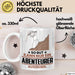 Abenteurer Geschenk Tasse So Gut Kann Nur Ein Abenteurer Aussehen Geschenkidee Kaffee-Becher Weiß Trendation