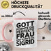 Sigrid Tasse Geschenk Gott Formte Die Perfekte Frau Sigrid Geschenkidee Rosa Trendation