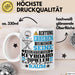 Keyboard-Spieler Geschenk Tasse Lustiger Spruch Erheben Sie Sich Der Keyboard-Spieler Betritt den Raum Weiß Trendation