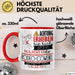 Rodeo-Cowgirl Tasse Geschenk Lustiger Spruch Bitte Erheben Sie Sich Seine Majestät Die Rodeo-Cowgirl Betritt Den Raum Rot Trendation
