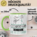 Country-Fan Geschenk Tasse Becher Die Frau Die Allen Kann Geschenkidee für eine Country-Fan Lustig Grün Trendation