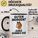Morgen Tasse Geschenk Guten Morgen Ganz Duennes Eis Geschenkidee Lustig Schwarz Trendation