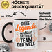 Büro Arbeit Kollege Tasse Becher Geschenk Lustige Geschenkidee Spruch Diese Legende Verlässt Das Beste Team Der Welt Trendation