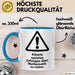 Mathematiklehrer Unterricht Tasse Geschenk Lustige Geschenkidee Spruch Könnte Spontan Anfangen Über Mathematik Zu Reden Blau Trendation