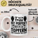 Töpferin Tasse Geschenk Keine Frau Ist Perfekt Aber Die Die Töpfern Sind Verdammt Nah Dran Weiß Trendation