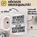 Beate Tasse Geschenk Niemand Ist Perfekt Beate Verdammt Nah Dran Geschenkidee Weiß Trendation