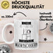 Musikbloggerin Tasse Geschenk Becher Stark Attraktiv Furchtlos Musikbloggerin Lustige Geschenkidee Weiß Trendation