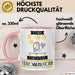 Tierkommunikatorin Tasse Geschenk Becher Stark Attraktiv Furchtlos Tierkommunikatorin Lustige Geschenkidee Rosa Trendation