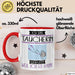 Taucherin Tasse Geschenk Ich Bin Taucherin Warum Weil Ich Es Kann Geschenkidee Geburtstag Rot Trendation