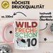 10. Geburtstag Geschenk Tasse Becher Wild Frech Und Schon 10 Rosa Trendation