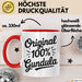 Gundula Tasse Geschenk Original 100% Gundula Geschenkidee Geburtstag Rot Trendation