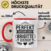 Brigitte Tasse Geschenk Perfekt Sein Kann Jeder Geschenkidee Geburtstag Rot Trendation