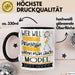 Model Tasse Geschenk Spruch Wer Will Schon Prinzessin Sein Wenn Man Auch Model Sein Kann Trendation