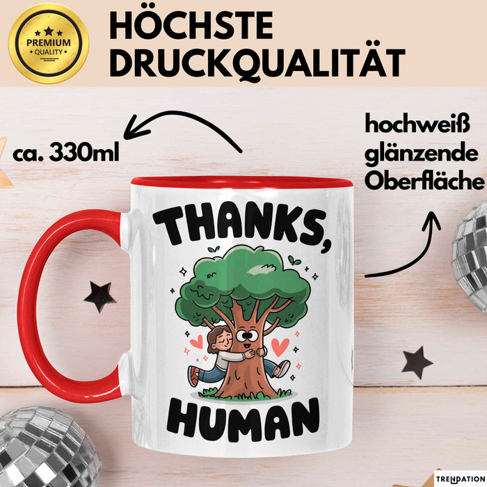 Umweltschützer Tasse Geschenk Lustige Geschenkidee Spruch Für Erd Beschützer Rot Trendation