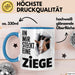 Ziegenbauer Ziegen Tier Tasse Geschenk Lustige Geschenkidee Spruch In Mir Steckt Eine Ziege Blau Trendation