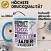 Jäger Geschenk Lustiger Spruch für Jäger Geschenkidee Bester Jäger Der Welt Blau Trendation