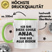 Anja Tasse Ich Bin Diese Coole Anja, Von Der Alle Reden Geschenk Grün Trendation