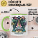 Retro Gamer Tasse Geschenkidee für Gaming und Konsolen Fans Grün Trendation