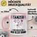 Tänzer Tasse Geschenk für Tänzer Der Mann Der Alles Kann Geschenkidee zum Geburtstag Rosa Trendation