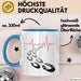 Läufer Tasse Geschenkidee für Marathonliebhaber Blau Trendation