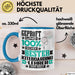 Kiteboarding-Lehrer Geschenk Lustiger Spruch für Kiteboarding-Lehrer Geschenkidee Bester Kiteboarding-Lehrer Der Welt Blau Trendation