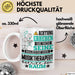 Musiktherapeut Geschenk Tasse Lustiger Spruch Erheben Sie Sich Der Musiktherapeut Betritt den Raum Weiß Trendation