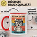 Deutschlehrer Unterricht Tasse Geschenk Lustige Geschenkidee Spruch Ich Kam Sah Und Korrigierte Rot Trendation