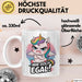 Sarkastisches Einhorn Tasse Geschenk Lustige Geschenkidee Spruch Mir Doch Egal Weiß Trendation