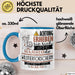 Wildtierforscherin Tasse Geschenk Lustiger Spruch Bitte Erheben Sie Sich Seine Majestät Die Wildtierforscherin Betritt Den Raum Blau Trendation