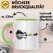 Gitarre Musikliebhaber Musiker Gitarrist Tasse Geschenk Lustige Geschenkidee Spruch Grün Trendation