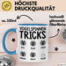 Spinne Vogelspinne Tier Tasse Geschenk Lustige Geschenkidee Spruch Vogelspinnen Tricks Blau Trendation