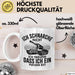Panzer-Fan Liebhaber Tasse Geschenk Ich Schnarche Nicht Ich Träume Dass Ich Ein Panzer Bin Weiß Trendation