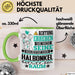 Halbonkel Geschenk Tasse Lustiger Spruch Erheben Sie Sich Der Halbonkel Betritt den Raum Grün Trendation