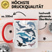 Wal Tier Tasse Geschenk Lustige Geschenkidee Spruch Rot Trendation