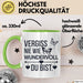 Motivation Tasse Geschenk Vergiss Nie Wie Wundervoll Du Bist Geschenkidee Grün Trendation