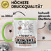 Konzertveranstalter Geschenk Tasse So Gut Kann Nur Ein Konzertveranstalter Aussehen Geschenkidee Kaffee-Becher Grün Trendation