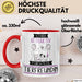 Tierfreundin Tasse Geschenk Becher Stark Attraktiv Furchtlos Tierfreundin Lustige Geschenkidee Rot Trendation