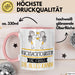 Rucksacktouristin Geschenk Tasse Becher Die Frau Die Allen Kann Geschenkidee für eine Rucksacktouristin Lustig Rosa Trendation